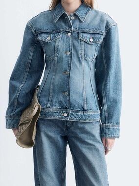 & OTHER STORIES, STRUCTURED DENIM JACKET, US 8